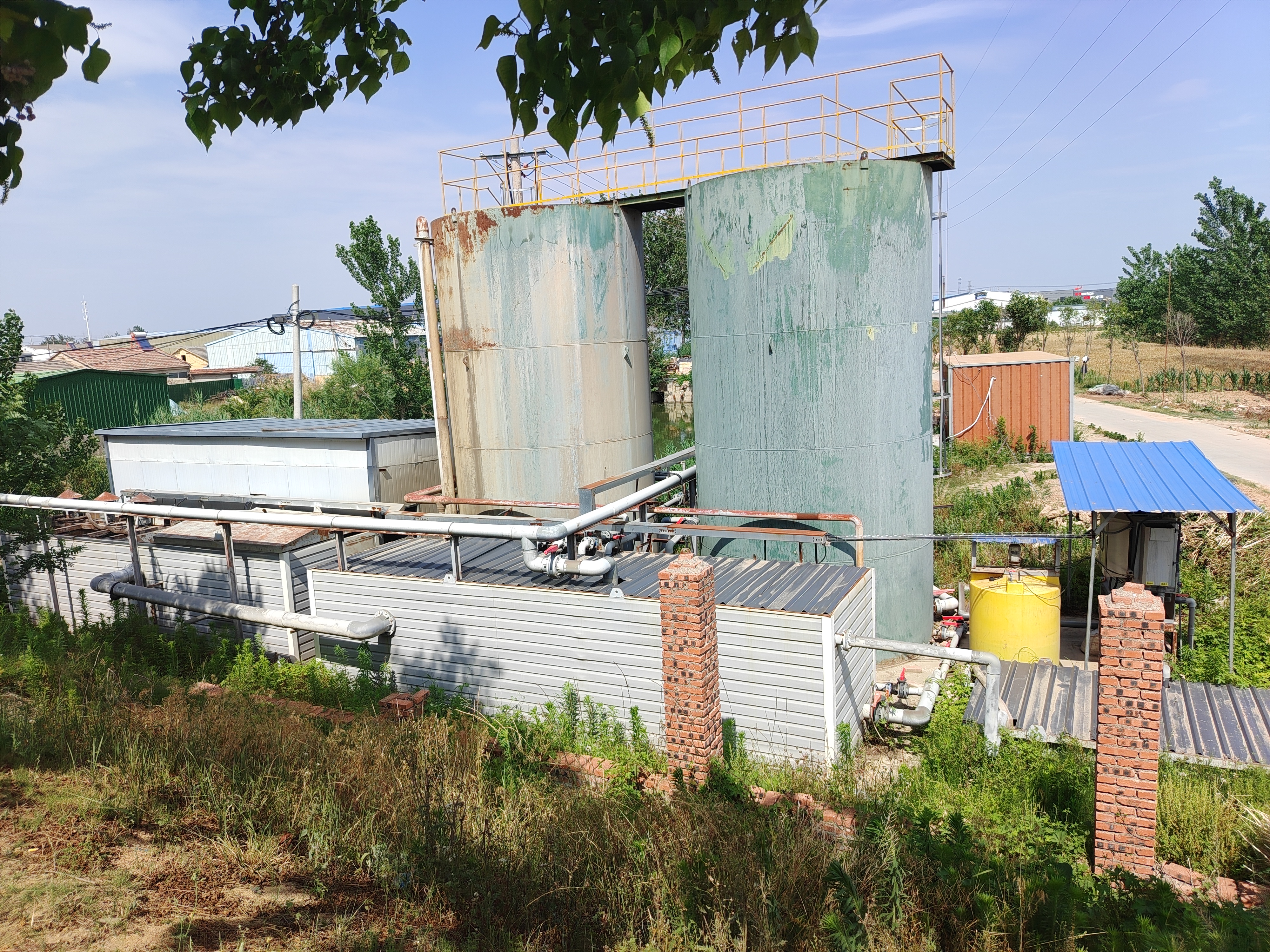 黃橋污水運(yùn)維項(xiàng)目進(jìn)展順利，出水清澈